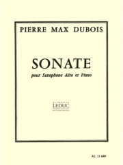 ソナタ (ピエール・マックス・デュボワ)（アルトサックス+ピアノ）【Sonata For Alto Saxophone And Piano】