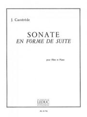 組曲の形式によるソナタ（ジャック・カステレード） (フルート+ピアノ）【Sonate En Forme De Suite】