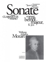 ソナタ・変ホ長調・K302（モーツァルト）(クラリネット+ピアノ）【Sonate En Mi Bémol Majeur K302】