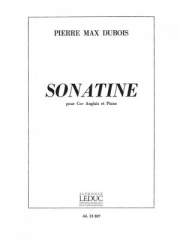 ソナチネ (ピエール・マックス・デュボワ)（オーボエ+ピアノ）【Sonatine】