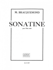 ソナチネ（Marthe Bracquemond） (フルート）【Sonatine】