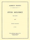 メロディの勉強（アルベルト・オレフィッチ）（バスーン）【Studi Melodici】