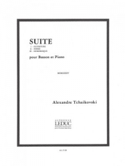 組曲（アレクサンドル・チャイコフスキー） (バスーン+ピアノ）【Suite】