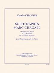 マルク・シャガールによる組曲 (シャルル・シェーヌ)（アルトサックス+ピアノ）【Suite D'Apres Marc Chagall】