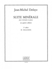 ミネラル組曲・Vol.2（ジャン＝ミシェル・ドフェイ） (クラリネット+ピアノ）【Suite Minerale Vol.2】