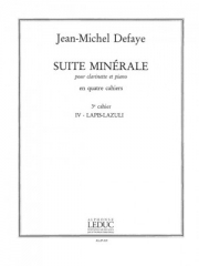 ミネラル組曲・Vol.3（ジャン＝ミシェル・ドフェイ） (クラリネット+ピアノ）【Suite Minerale Vol.3】