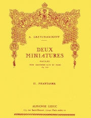 小組曲 -  ファンタズム（アレクサンドル・グレチャニノフ） (アルトサックス+ピアノ）【Suite miniature Op.145, No.9 - Phantasme】