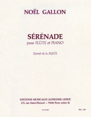セレナーデ（ノエル・ギャロン）  (フルート+ピアノ）【Serenade No. 1 from Suite】