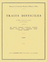 難しい曲集（フルート）【Traits difficiles】