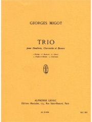 トリオ（ジョルジュ・ミゴー） (木管三重奏）【Trio】