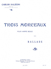 3つの小品・No.1 - バラード（カルロス・サルセード）（ハープ）【3 Morceaux No.1: Ballade】