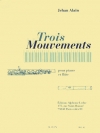 3つの楽章（ジュアン・アラン） (フルート+ピアノ）【Trois Mouvements】