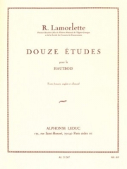 12の練習曲（R. ラモーレット）（オーボエ）【12 Etudes】