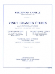 20の上級練習曲・Vol.1（フェルディナンド・カペル）（オーボエ）【20 Grandes Etudes Vol.1】