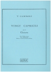 20のカプリス（ヴィンチェンツォ・ガンバロ）（クラリネット）【20 Caprices】