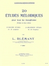 20の旋律的な練習曲・Vol.1（ルイ・ブレマン）（バリトンサックス）【20 Etudes Mélodiques・Vol. 1】