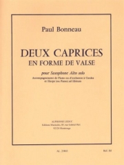 2つのワルツ形式によるカプリス（ポール・ボノー） (アルトサックス+ピアノ）【2 Caprices en Forme de Valse】