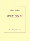 2つの小品（エディソン・デニソフ） (アルトサックス+ピアノ）【Deux Pièces】