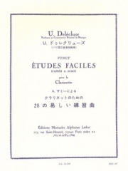 20の易しい練習曲（ユーリス・ドゥレクリューズ）（クラリネット）【20 Etudes Faciles】