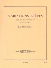 やさしい変奏曲（ルネ・ベルテロ） (ホルン+ピアノ）【Variations Breves】