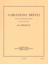 やさしい変奏曲（ルネ・ベルテロ） (ホルン+ピアノ）【Variations Breves】