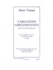 グレゴリオ変奏曲 (アンリ・トマジ)（トランペット+ピアノ）【Variations Grégoriennes】