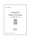 クラシックの主題による変奏曲（ジャン・マイヤー） (木管三重奏）【Variations sur un Theme Classique】