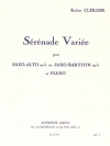 セレナード変奏（ロベール・クレリス） (バリトンサックス+ピアノ）【Serenade Variee】