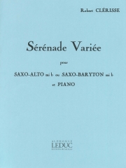 セレナード変奏（ロベール・クレリス） (アルトサックス+ピアノ）【Serenade Variee】