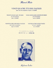 24のやさしい練習曲 （マルセル・ミュール）（アルトサックス）【Vingt-quatre Etudes Faciles】