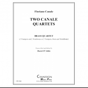 2つのカナール四重奏 (フロリアーノ・カナーレ) (金管四重奏)【Two Canale Quartets】