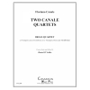 2つのカナール四重奏 (フロリアーノ・カナーレ) (金管四重奏)【Two Canale Quartets】