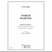 マーチ・マジェスティック (スコット・ジョプリン) (金管四重奏)【March Majestic】