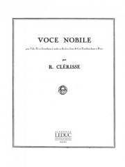 ヴォーチェ・ノービレ（ロベール・クレリス） (テューバ+ピアノ）【Voce Nobile】
