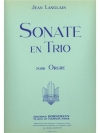 ソナタとトリオ（ジャン・ラングレー）（オルガン）【Sonate En Trio】