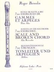700の音階と分散和音練習（ロジャー・ベルノラン）（アルトリコーダー）【700 Exercices de Gammes et Arpeges】