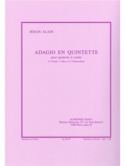 五重奏のアダージョ（ジャン・アラン）（弦楽五重奏）【Adagio En Quintette】