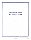 ピアノ作品・Vol.3（ジャン・アラン）（ピアノ）【l'Oeuvre de Piano Vol.3】