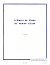 ピアノ作品・Vol.3（ジャン・アラン）（ピアノ）【l'Oeuvre de Piano Vol.3】