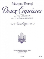 2つのスケッチ (マルセル・デュプレ)（オルガン）【Deux Esquisses】