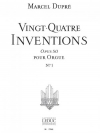 24のインヴェンション・Op.50・Vol.1 (マルセル・デュプレ)（オルガン）【24 Inventions Op.50, Vol.1】