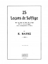 25のソルフェージュ・レッスン (マルセル・デュプレ)（オルガン）【25 Lecons De Solfege】