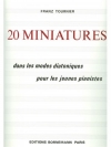 20の小品（フランツ・トゥルニエ）（ピアノ）【20 Miniatures】