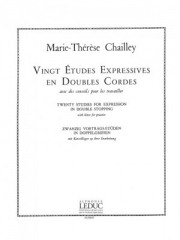 20の練習曲（マリー・テレサ・シャイエ） (ヴィオラ）【20 Etudes Expressives en Double Cordes】