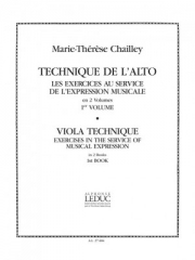 アルト・テクニック・Vol.1（マリー・テレサ・シャイエ） (ヴィオラ）【Technique De L'Alto Vol.1】