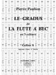 Le Gradus de la Flûte a Bec Vol.A（ピエール・ポーボン）（ソプラノリコーダー）