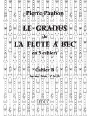 Le Gradus de la Flûte a Bec Vol.B（ピエール・ポーボン）（ソプラノリコーダー）