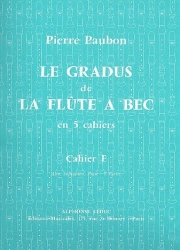 Le Gradus de la Flûte a Bec Vol.E（ピエール・ポーボン）（ソプラノリコーダー）