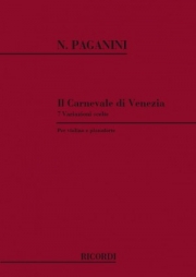 ヴェニスの謝肉祭（ニコロ・パガニーニ） (ヴァイオリン+ピアノ）【Il Carnevale di Venezia】
