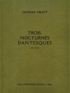 3つのダンテ風ノクターン（ジョルジュ・ミゴー）（ピアノ）【Trois Nocturnes Dantesques】